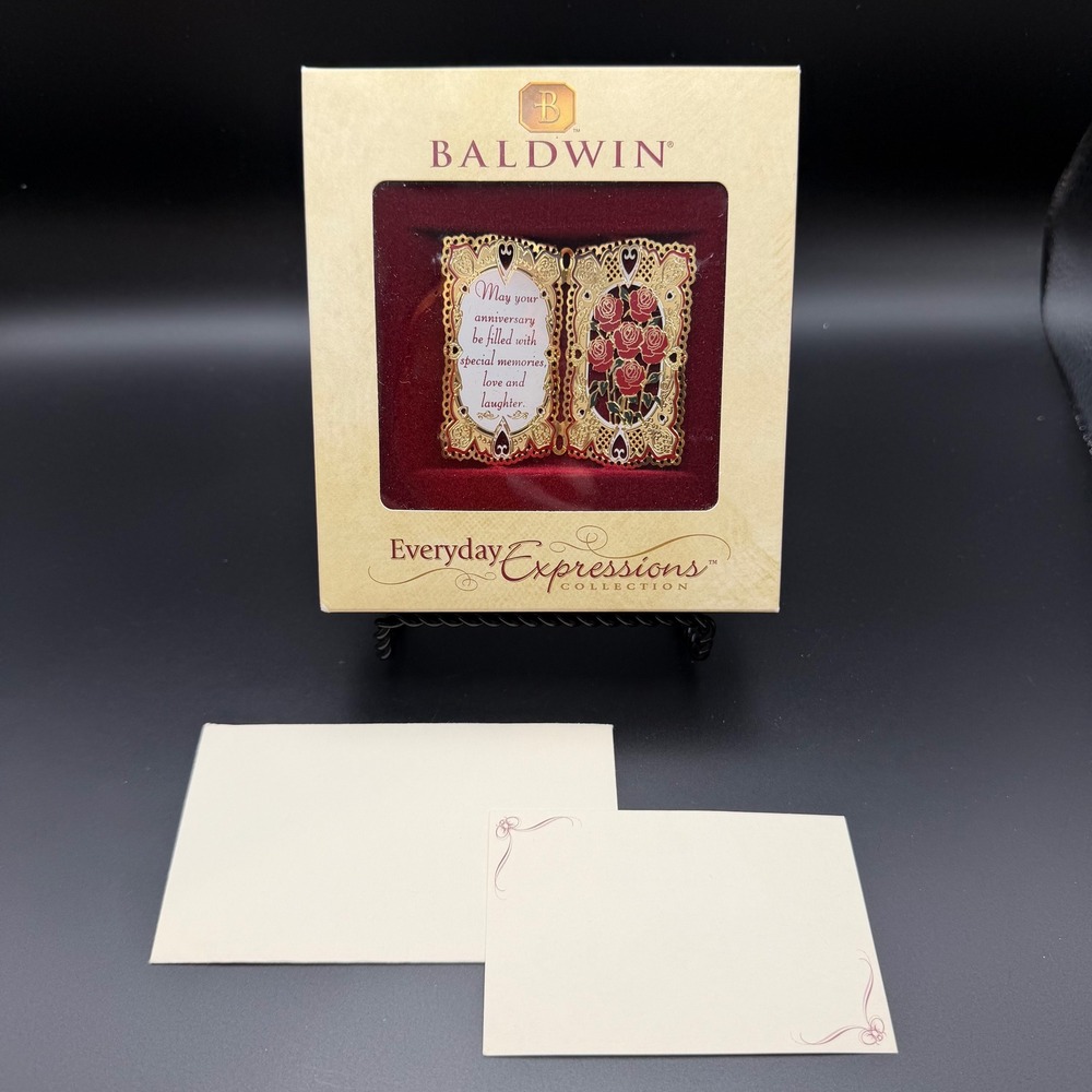 Baldwin Everyday Expressions Anniversary Ornament New - Picture 3 of 5